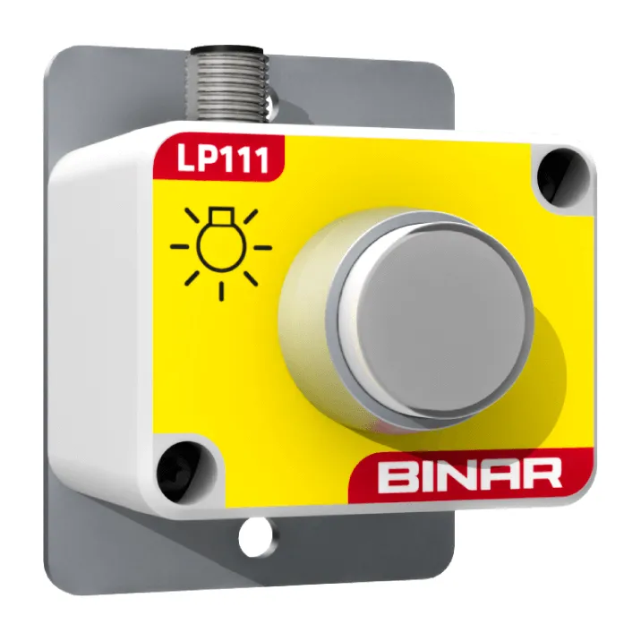 Binar yellow LP111 with button