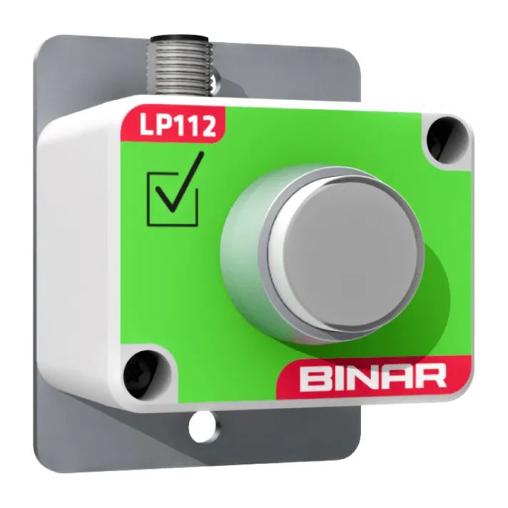 Binar green LP112 with button